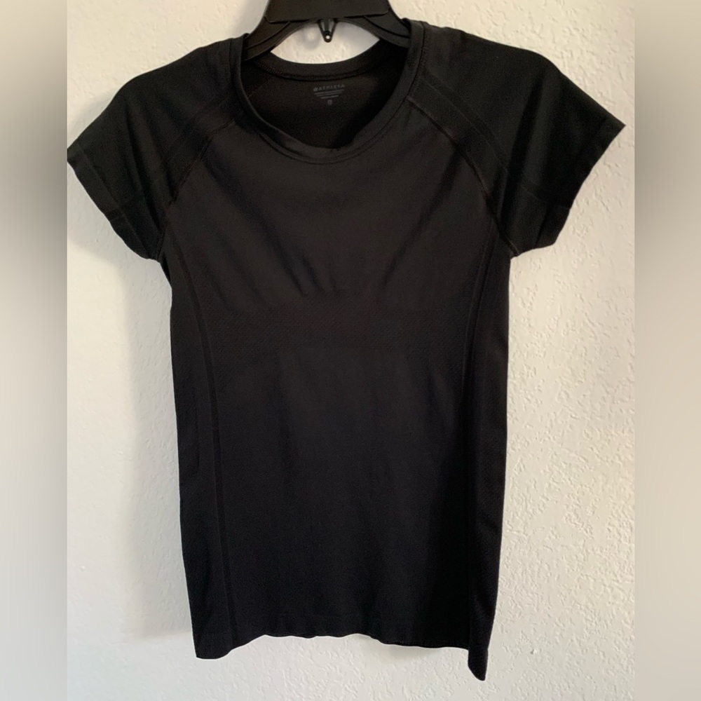 Athleta Momentum Tee in Black Size XS